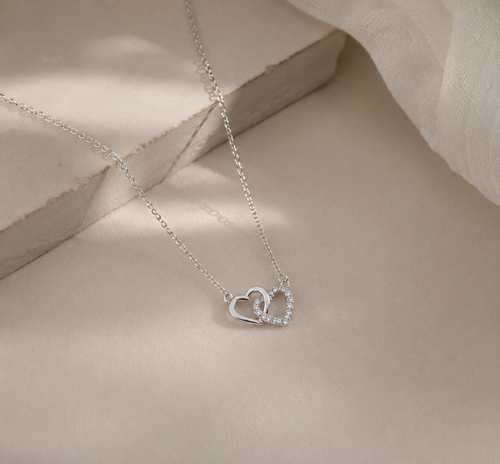 💖 Collana Cuori Intrecciati "Eterna Unione"