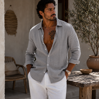 LinoVogue™- Camicia