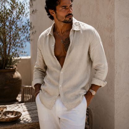 LinoVogue™- Camicia