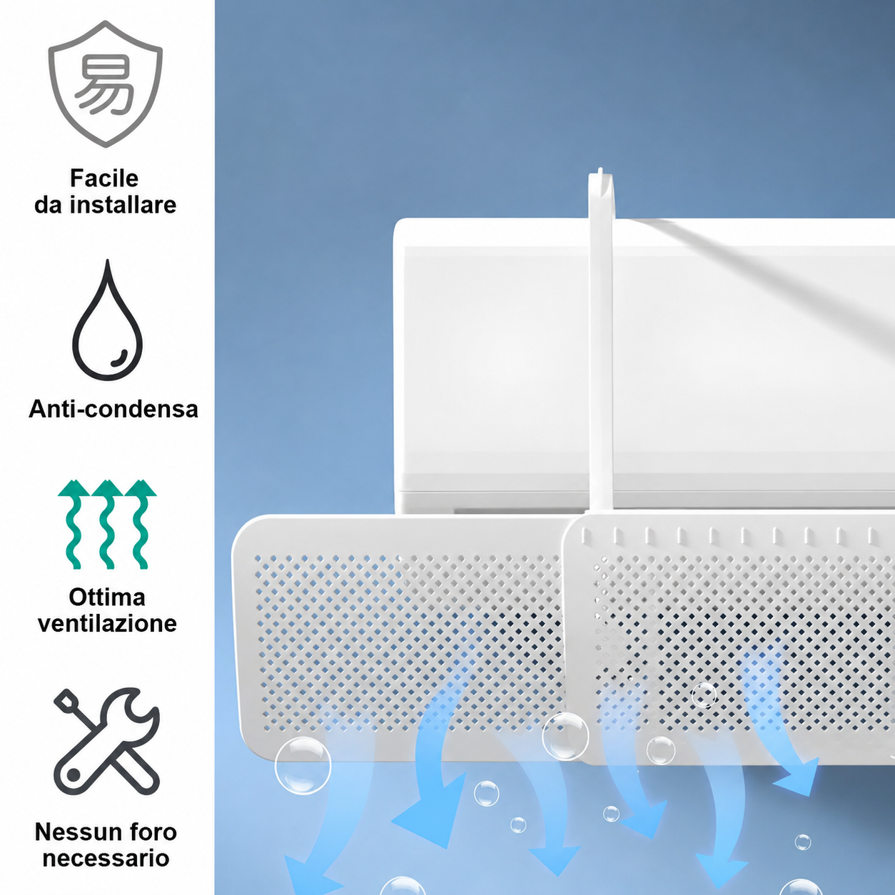 AirFlow™-Deflattore d'aria condizionata professionale