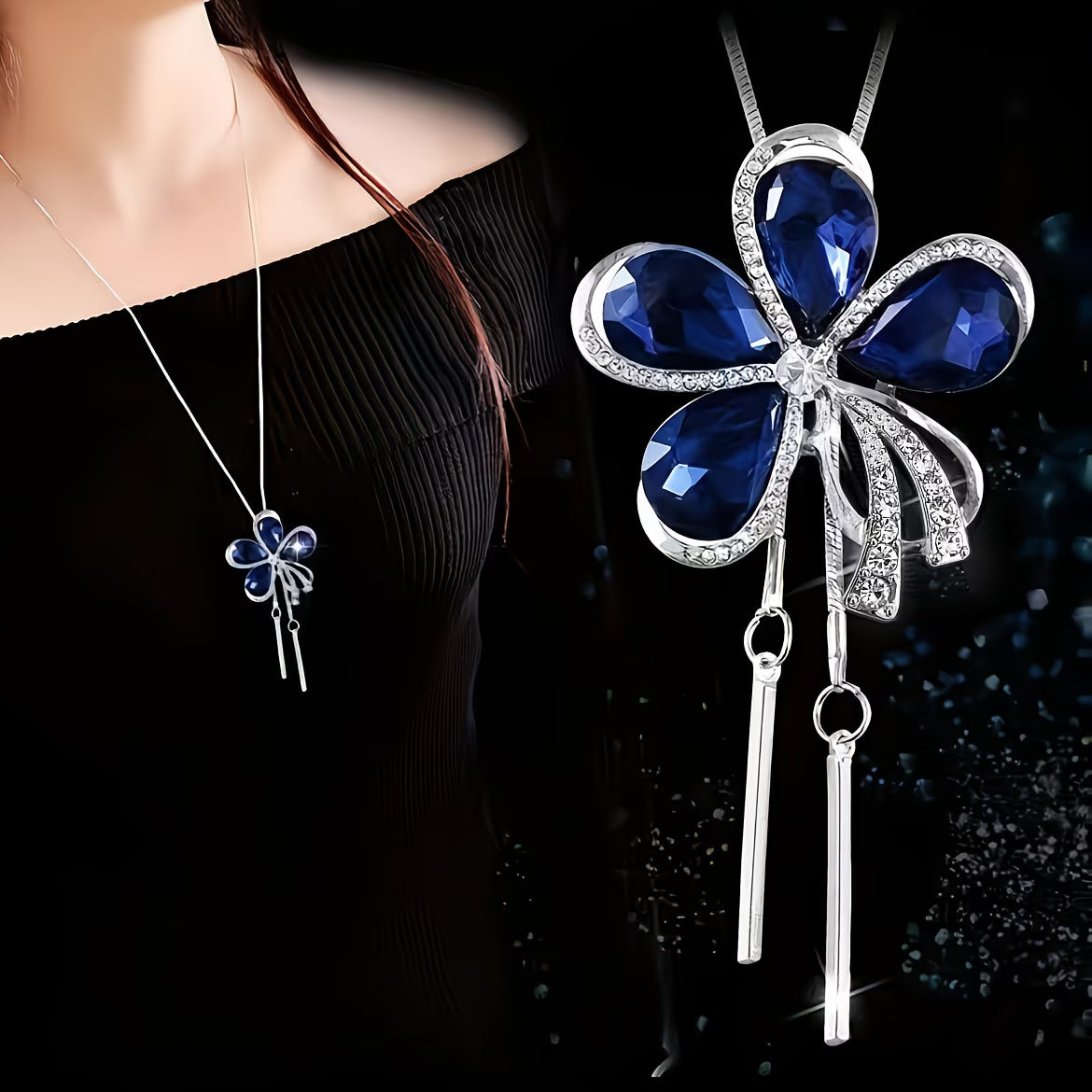 Notte Fiorita™ - Collana elegante donna