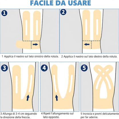 KneeFlex™ | Cerotti Kinesiologici per il Ginocchio