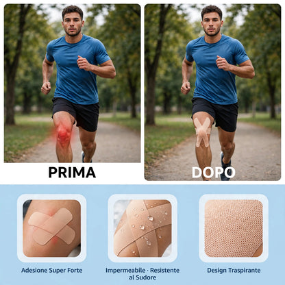 KneeFlex™ | Cerotti Kinesiologici per il Ginocchio