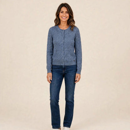 Cardigan con Treccia™
