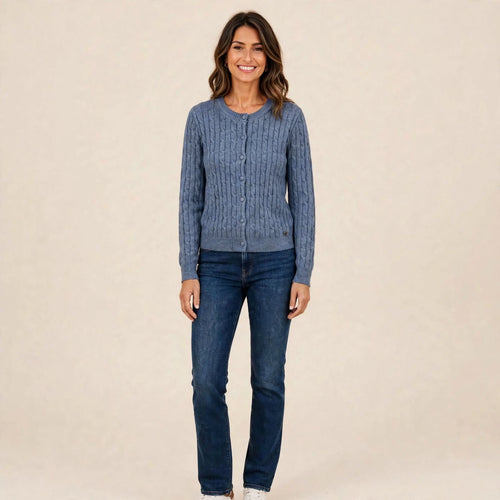 Cardigan con Treccia™