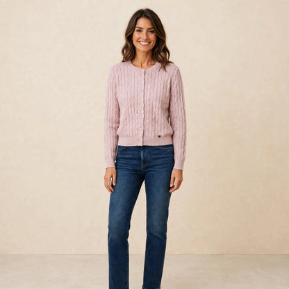 Cardigan con Treccia™